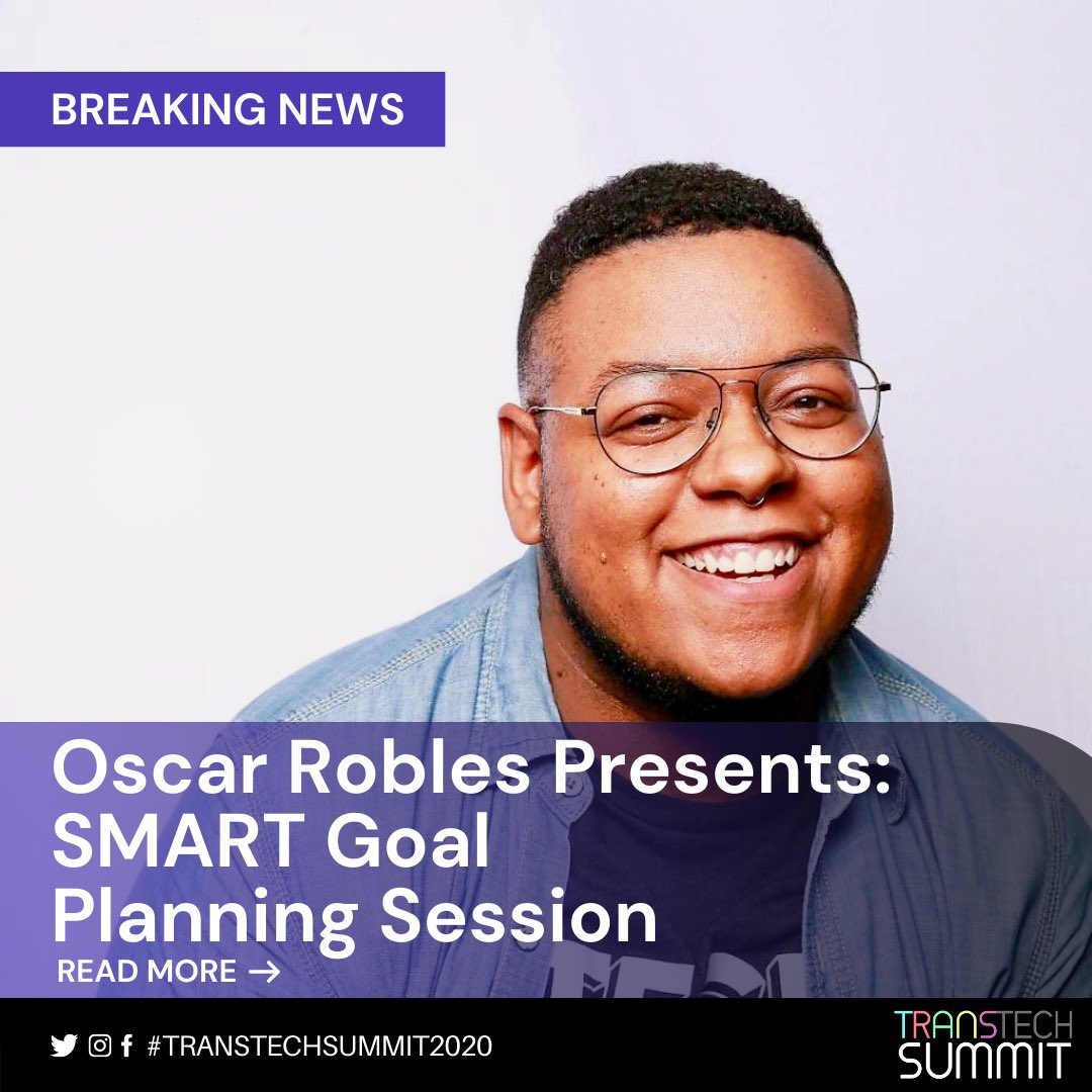 lesbiantech's tweet photo. Check out our very own @oscarsays__ 🔥 at #TransTechSummit2020. Catch his SMART Goal Planning session tomorrow, Nov 15th at 10:30 AM EST. Save your seat for FREE at https://t.co/cWPOCyTQKu @transtechsocial https://t.co/dI2qSPhDYl
