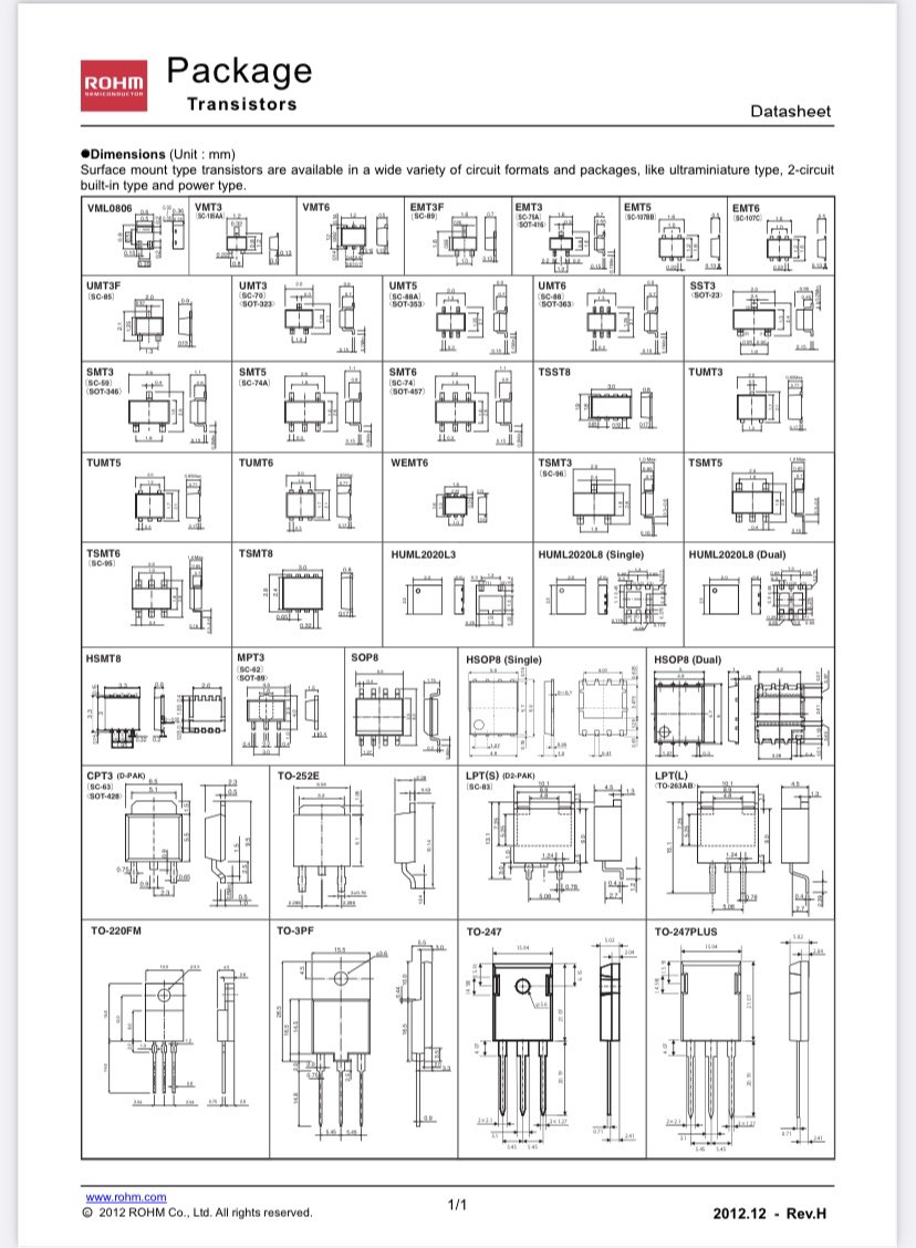 HiboTronix's tweet photo. @matseng Thanks, I found this which helped...

https://t.co/AsLlcR9Pxs

SC70 2.8mmx2.0mm❌
SOT363 2.5mmx1.72mm❌(I need 0.1mm clearance)
SC88A/SOT353 2.4mmx2.1✅ https://t.co/RYwuPr5cfI