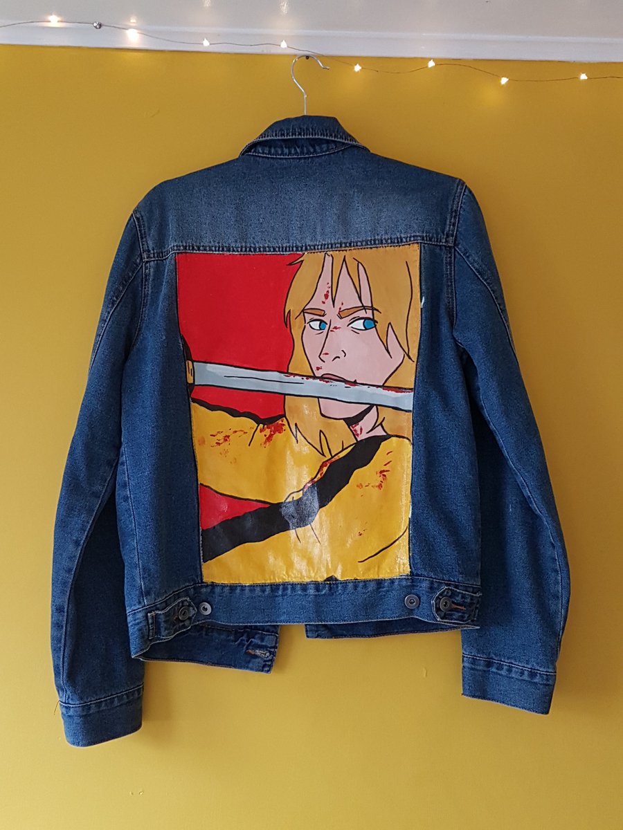 I'm opening some slots for custom denim jackets over on my etsy store! If you need a gift this christmas for someone who really likes denim jackets I'M YOUR GAL etsy.com/uk/listing/731…