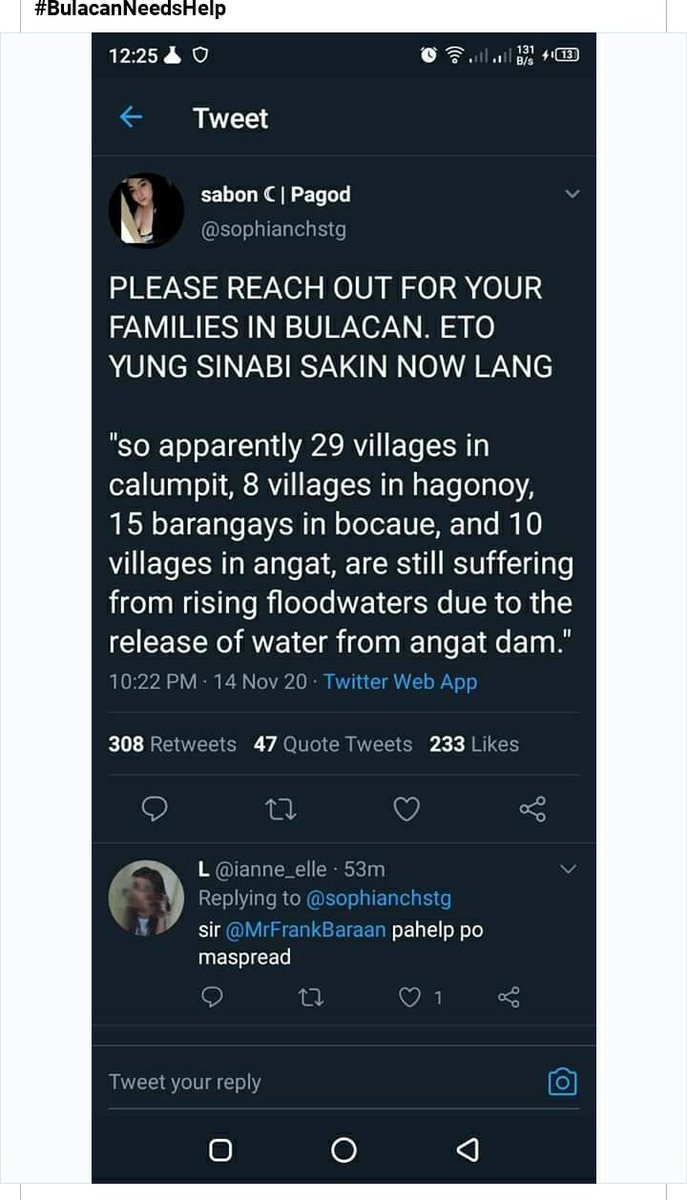 SisJoonie's tweet photo. PLEASE SPREAD THIS IT TAKES ONLY 2 SECS TO RETWEET OR REPOST THIS. WE NEED TO HELP  AND PRAY FOR EVERYONE 

SORRY KUNG MABUBULABOG KO KAYO PERO KAILANGAN NATIN TULUNGAN ANG MGA KABABAYAN NATIN SA PAMPANGA AT BULACAN THEY ALSO NEED HELP. 

#PampangaNeedsHelpNOW #BulacanNeedsHelp https://t.co/MhhXT04KUE