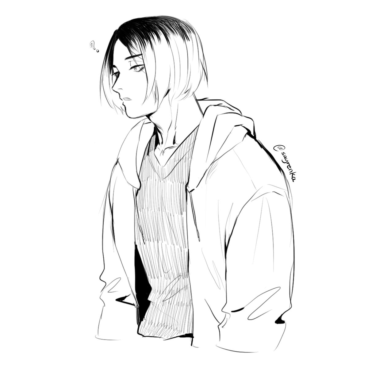 A lil' sketch request of Kenma ? 