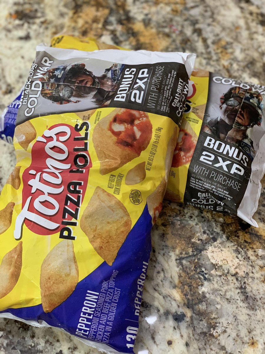 Chaos Ad New Call Of Duty Game Means Getting Snack Ready For Long Hours Of Gaming Be Prepared W Totinos Pizza Rolls Mega 2xp At Walmart Today T Co 32nyymonyg Pizzarollsonduty