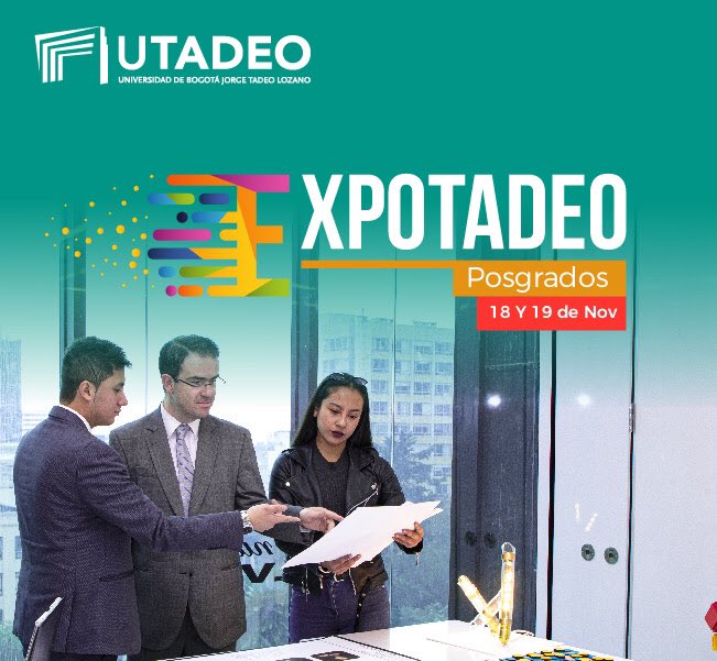 ClubUtadeo's tweet photo. #ApoyandoLaAlmaMater

Conéctate con un mundo de posibilidades, estudia tu posgrado en UTADEO.

Te invitamos a:

EXPOTADEO 
Feria Online Posgrados 

Noviembre 18 y 19.
@Utadeo_edu_co 

https://t.co/2kgNZxipU5

#Repost #Utadeo #UtadeoClub https://t.co/7CjPcfu9MH