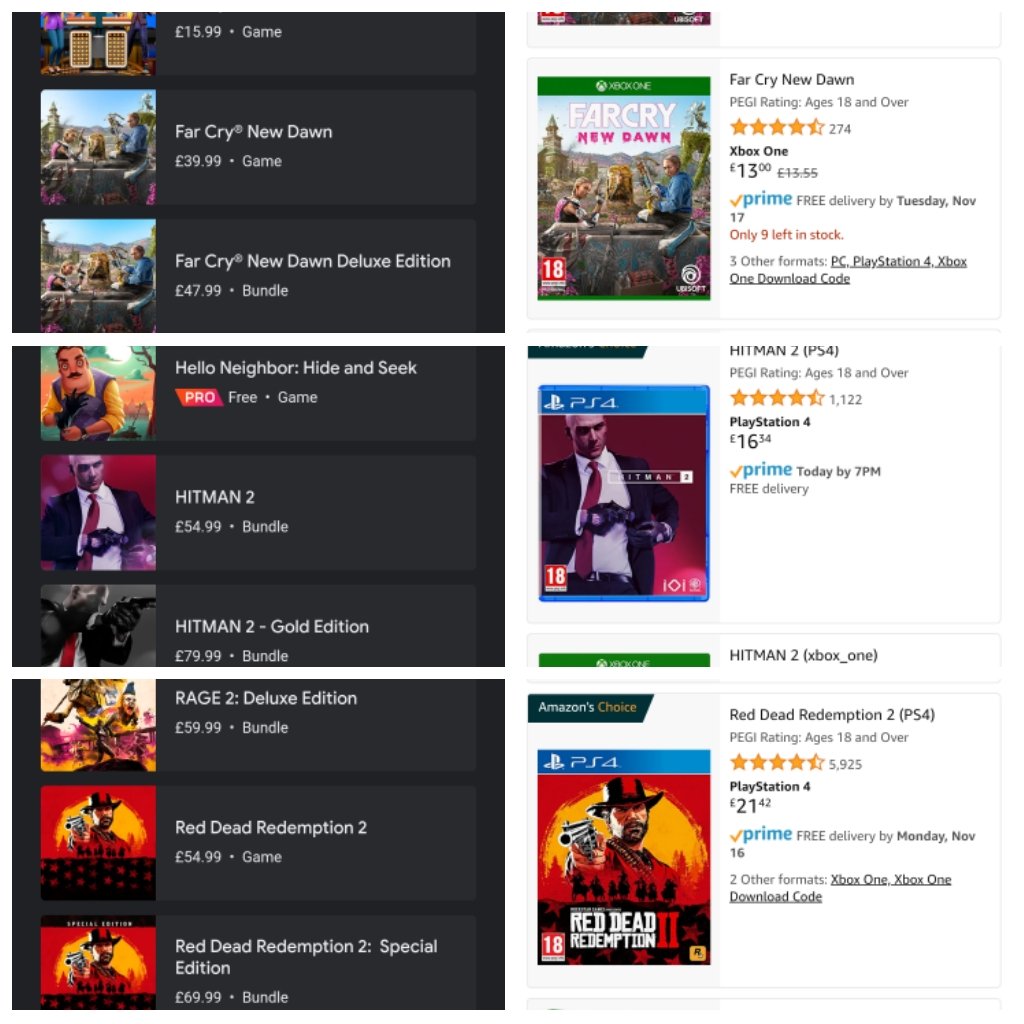 Sadly where I am not sold, is the Stadia business model. Stadia Pro is £8.99 and gives access to 4K gaming and a handful of free games, only a few being AAA titles. And thats it. You still need to 'buy' most of the games. The prices can be eye-watering say compared to Amazon.