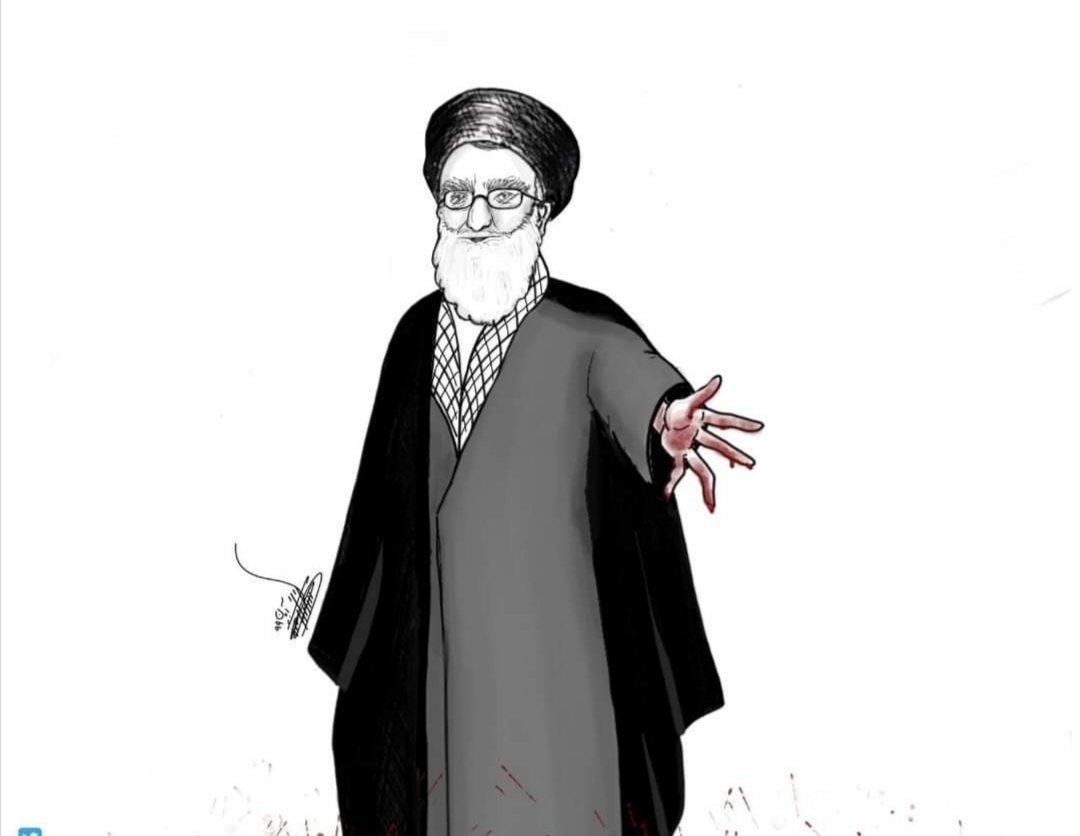 ajami_jamal's tweet photo. هنوز بوی خون از دستهات میاد بوی خونی که در آبان 98 به دستور تو 1500 تا از هم وطنان عزیز من را قاتل عام کردی دیکتاتور کثیف https://t.co/tYxN9nm05X