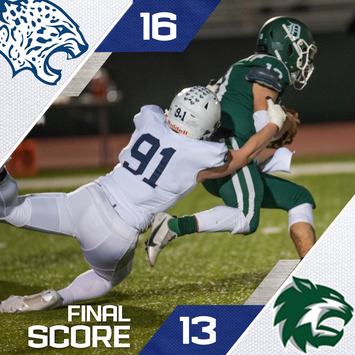 MVJaguar's tweet photo. Sectional Champions! Hard fought battle against a great De Soto team! Semifinal next week vs Aquinas at home! 7 pm kickoff! #ATL #1-0 https://t.co/iEDVG6M0v0
