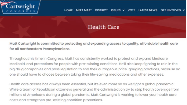 Dem wins in swing districts (with 4 races yet to be called):5 M4A co-sponsors who ran on the ACA (3 AOC counted and 2 she didn’t )24 non-sponsors who ran on the ACATotal: 0 ran on M4A and 29, including 3 who flipped red districts, ran on the ACA.