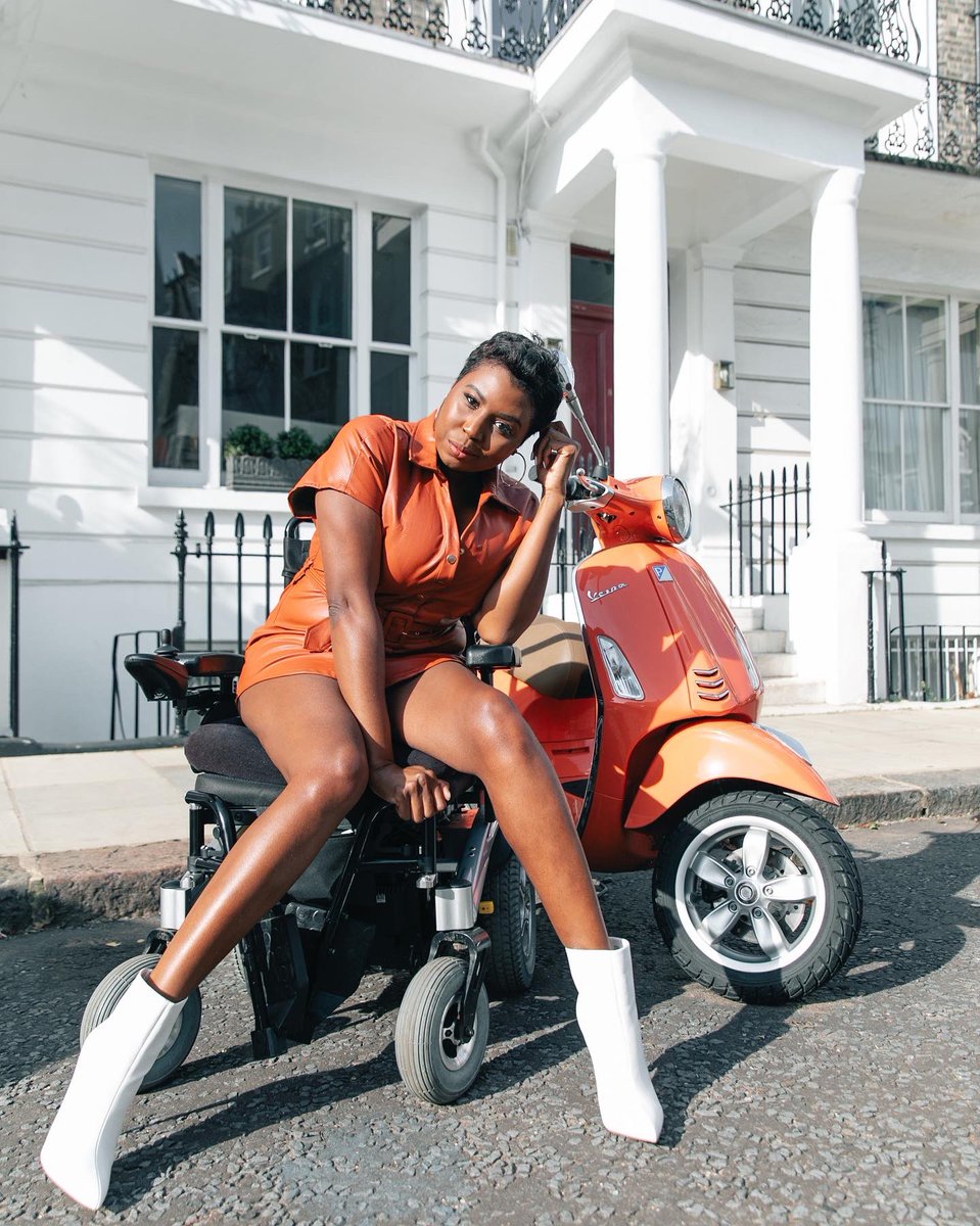 RollinFunky's tweet photo. My hope is one day people will see the person who is riding their wheelchair, the way they see the person who is riding a bike.... Itโs simply means of getting around.
Dress *Pr-Product* & Boots @JustFabUK
๐ธ @MichaelaEfford
#justfabstyle #disabledmodel #rollinfunky https://t.co/xsKANh4RFm