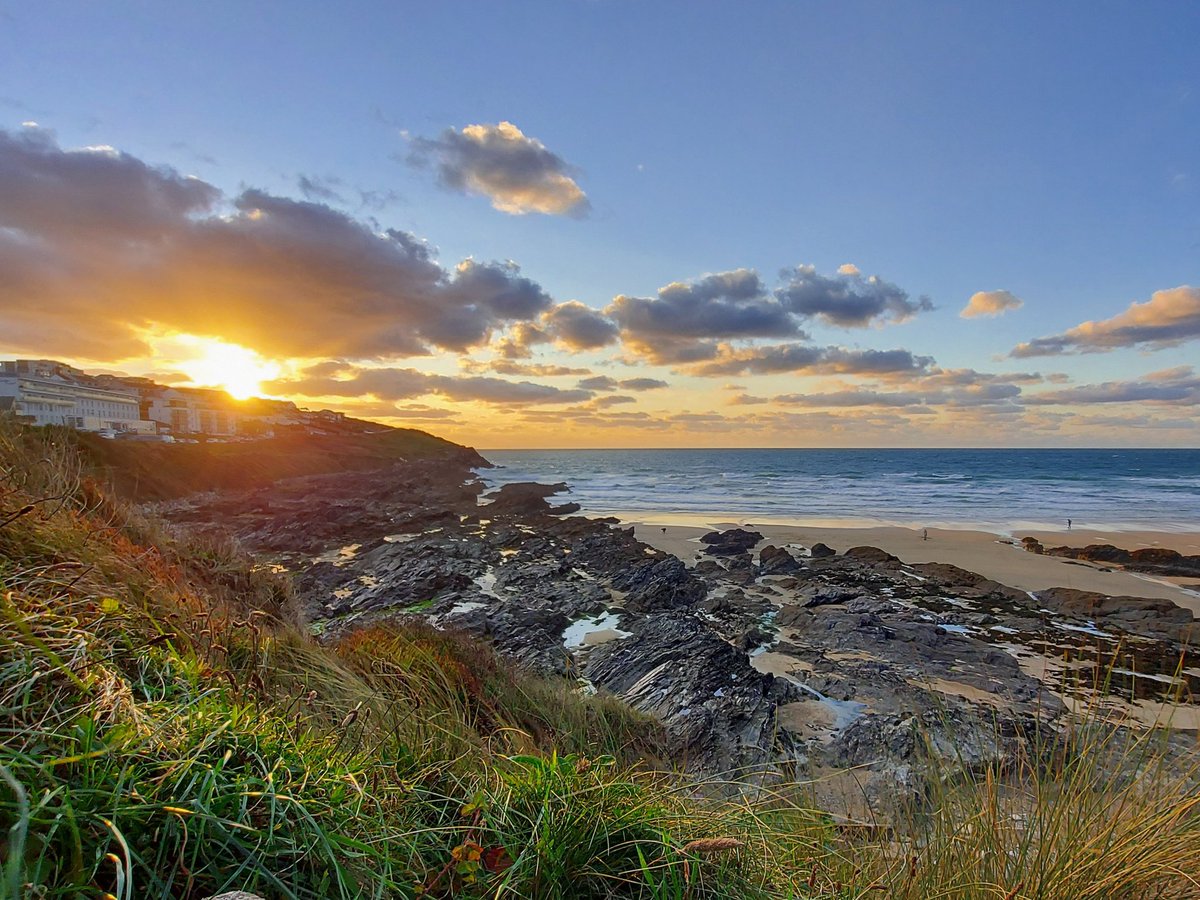 Because the weather is gloomy , just thought I'd share this sunset i took at Fistral beach,Newquay a couple of week ago. Hope it cheers you all up.