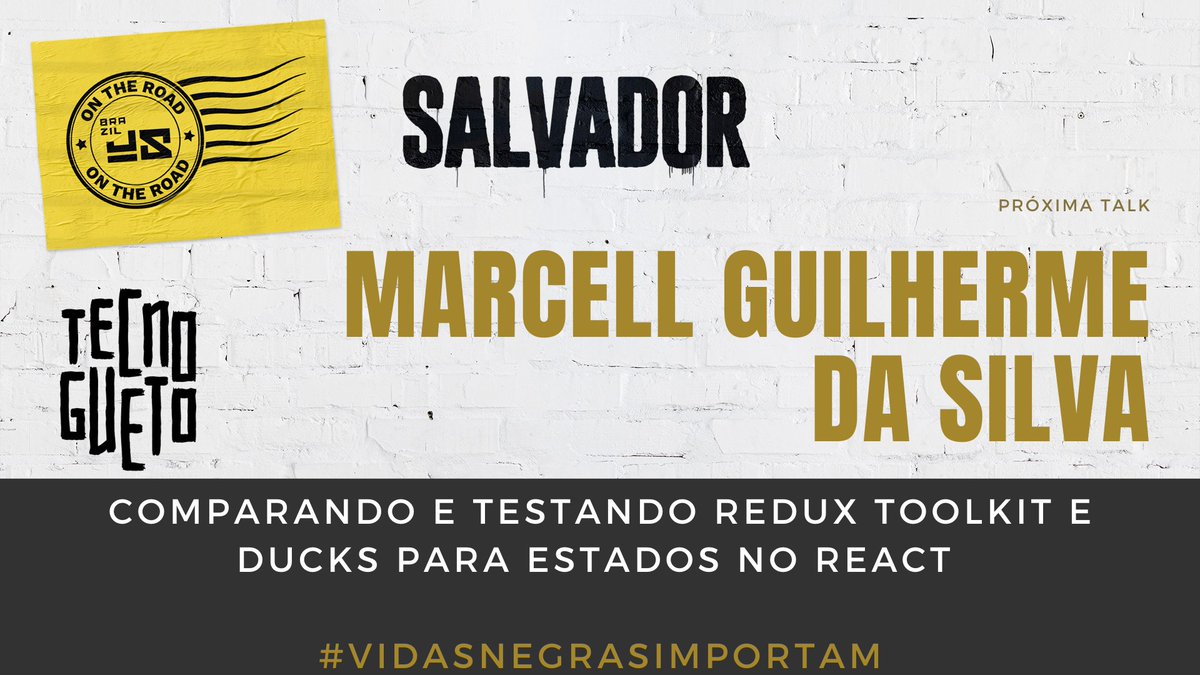 marcell_mz's tweet photo. Agora à tarde tem Brazil JS on the Road. Lá pras 16h começa minha palestra: comparando #Redux TK e outros gerenciadores de estado @reactjs, com exemplos práticos, suporte, performance etc (link na thread 👇)
#BrazilJS #OnTheRoadEmCasa #VidasNegrasImportam #Tecnogueto #QuilomboJS https://t.co/dXeQQv2b4I