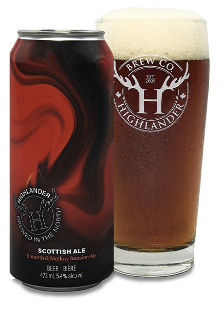 highlanderbrew's tweet image. Proudly brewed in the North and available in over 200+ LCBO and Grocery stores across Ontario! Our Scottish Ale is mellow with undertones of caramel, nuts &amp;amp; anise