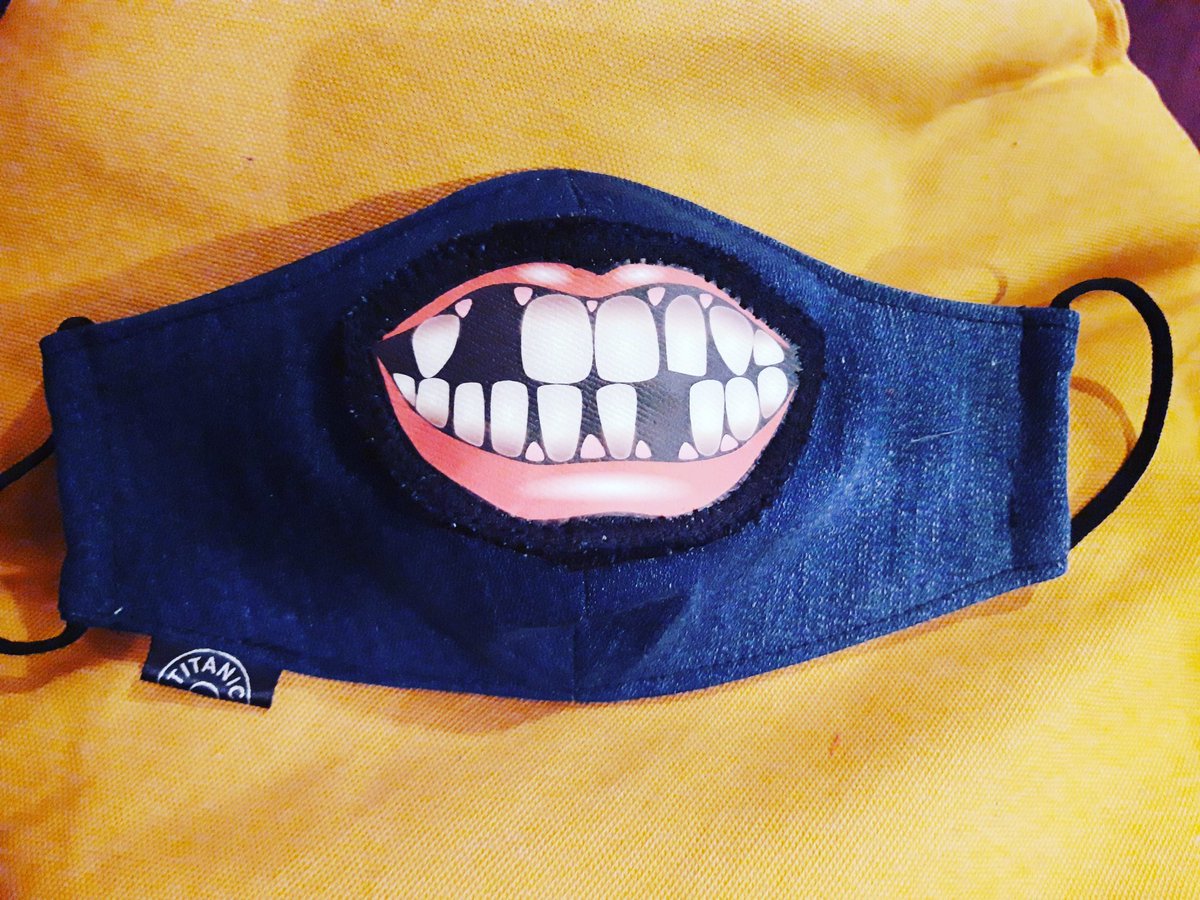 TitanicDenim's tweet image. Looking for fun #stockingfillers? 
#handmade #funfacemasks 
#sustainablegifts #ecogifts