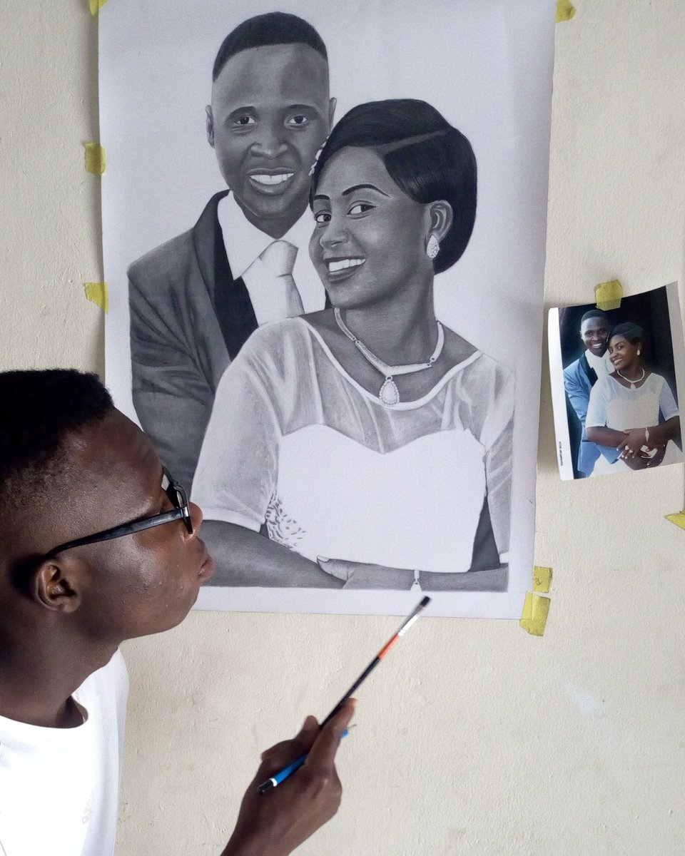 ArtsCjay's tweet photo. I'm finally done with this #Pencilsketch graphite &amp; charcoal on paper. Kindly follow up for more amazing sketches. #Commission(couples) 
#ArtistOnTwitter #ArtisanSupport #art #talent #Creative #artistshare #ArtLovers #naijaart https://t.co/fNvMqcECwW