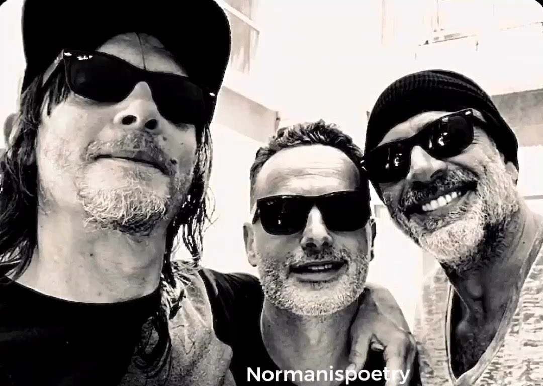 lauraraw's tweet photo. Good Morning. Here’s to a beautiful Saturday💖 #normanreedus #jefferydeanmorgan @wwwbigbaldhead @JDMorgan https://t.co/PQuTrMI8g8