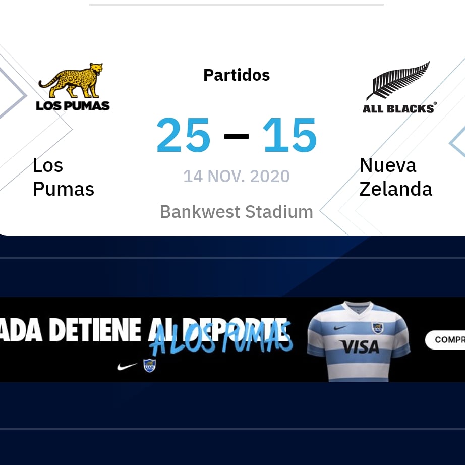 claudiorubione's tweet photo. Sabado 14 noviembre 2020, los Pumas hacen historia venciendo a All Blacks en Brisbane,  Au
What do my australian friends think about that? @peterdnewman https://t.co/IdZknaVqbM
