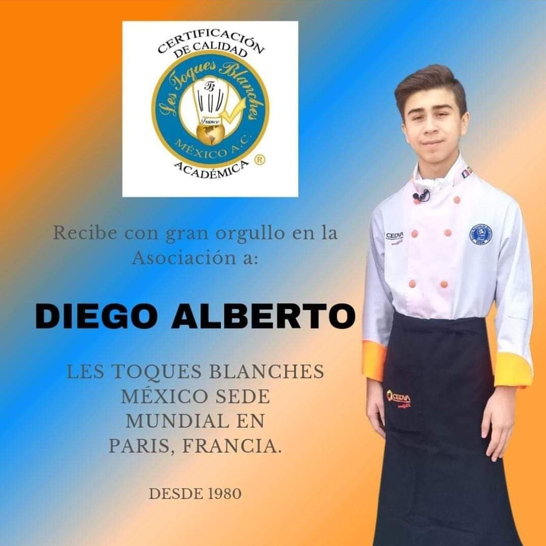 LES TOQUES BLANCHES MEXICO A.C. Un gran orgullo pertenecer a esta asociación muchas gracias por validar mis estudios como Chef :) no dejen de  prepararse día a día para que cumplan todos sus sueños! <a href="/WalmartMexico/">walmartmexico</a> <a href="/NestleMX/">Nestlé México</a> <a href="/tvandshow/">TV&SHOW</a>