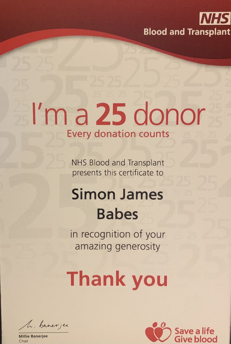 I’m a keen cricketer, but I’ve never scored a 100. So I’ve set myself a lifetime target of making 100 blood donations instead. I’ve got my eye in at 25 and settling down for a big innings #GiveBlood #Century #NoBoundaries #BeGenerous