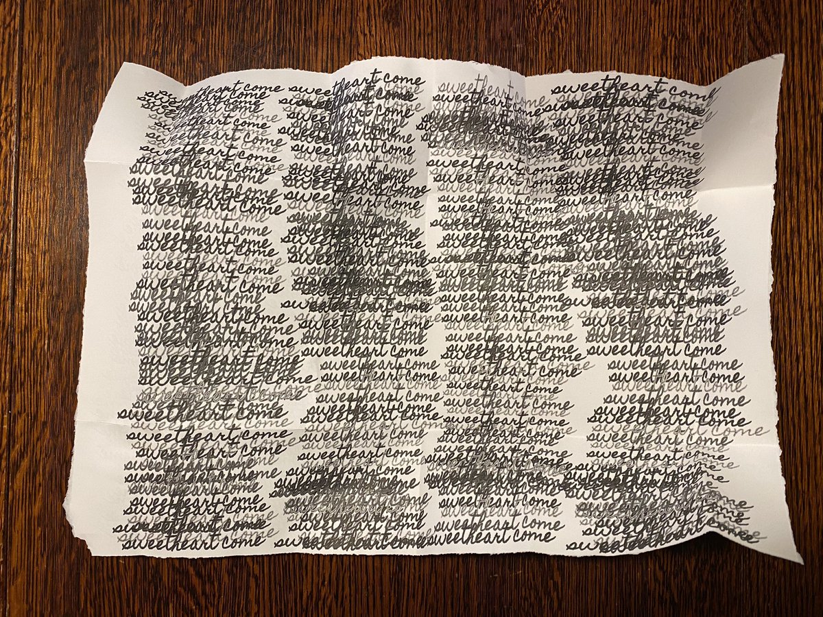 9/ Next step was to crumple it up a bunch. The downside of this paper is that it has a very smooth finish/texture and so I like to crumple it up a bunch to break that texture down.