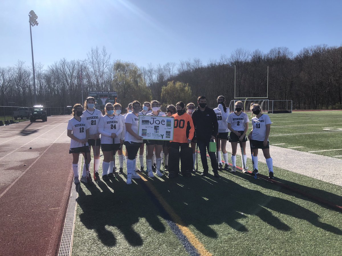 Yorktown_FH's tweet photo. Today’s game was dedicated to @MentalJoe_ ! Thank you for an awesome season, good luck in Georgia! https://t.co/ln8RFhXvlR