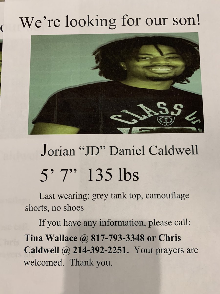 OvO_Cam5's tweet photo. Last seen in Cedar Hill- my cousin is missing, any information pls hit me or the number on the flyer. https://t.co/GlsBALHFJu