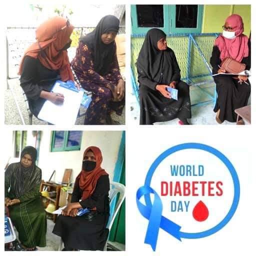 GRH_MV's tweet photo. ދުނިޔޭގެ ހަކުރުބަލީގެ ދުވަހައި ގުޅިގެން ހޮސްޕިޓަލުގެ ޕަބްލިކް ހެލްތު ޔުނިޓުގެ ފަރާތުން ހަކުރުބައްޔަށް ފަރުވާ ކުރާ ފަރާތްތަކުގެ ހާލަތުބެލުމަށް އަދި މަޢުލޫމާތު ފޯރުކޮށްދެއްވުމަށް ކުރިޔަށް ގެންދެވުނު ހަރަކާތުގެތެރެއިން.

#WorldDaibetesDaY2020
#SpreadAwarenes https://t.co/EKtu5Lzu6B