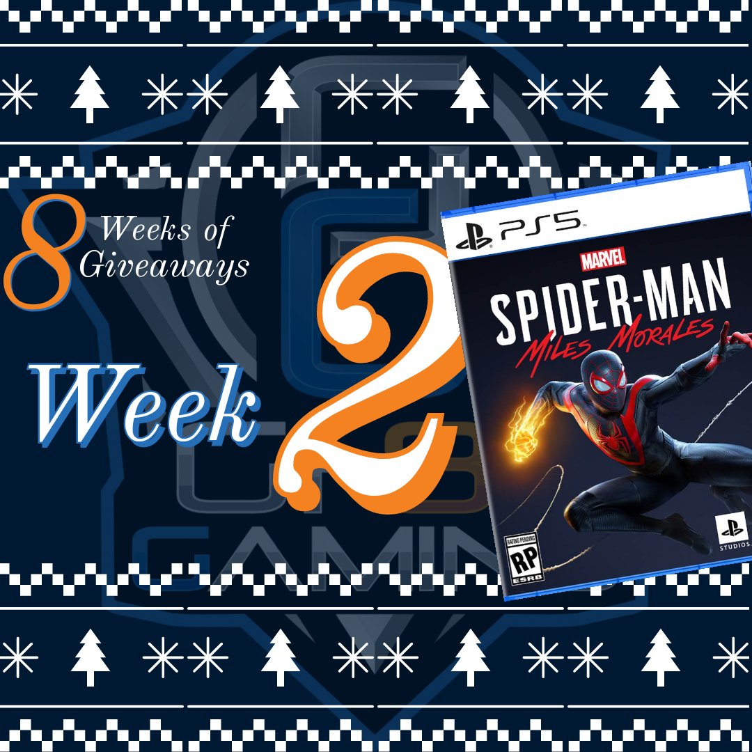 Gr8rGaming's tweet photo. Week 2 of our #8WeeksOfGiveaways is live! Click the link below and follow the instructions for your chance to win #Spiderman #MilesMorales on PS4 or PS5!!
#BeGreater
#BeGr8r #Gr8rGaming
https://t.co/9Likbgligv https://t.co/C4OXOSP9IA