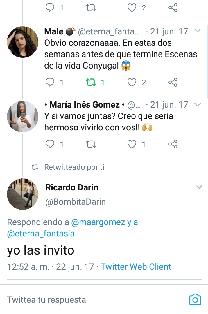 maargomez's tweet photo. Hablando ayer de los recuerdos con @eterna_fantasia 
Se acordará que ese día nos hizo muy felices? @BombitaDarin https://t.co/Kvk5qBwDk9