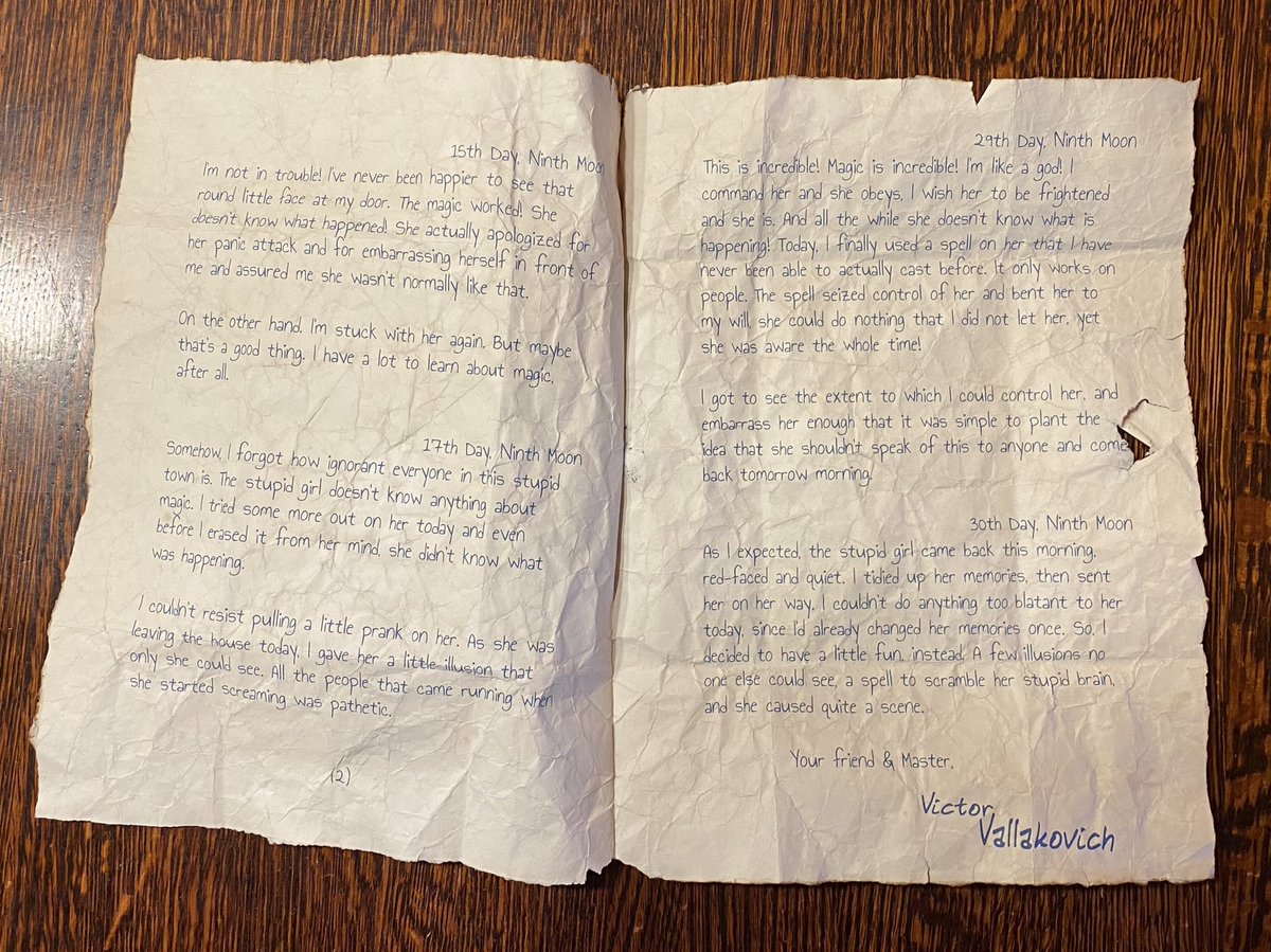 19/ Wow! That was a long thread. I hadn’t actually realized how many steps I follow until I started documenting them all. So at the very least, I found this educational myself. Hopefully it was was helpful for everyone else! Here are some more  #dnd props using the same techniques