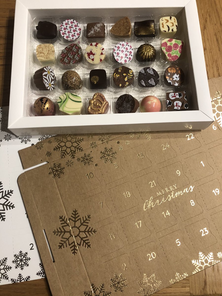 First #AdventCalendars ready for Hoghton Tower or come to the market to choose your own 🙂🍫