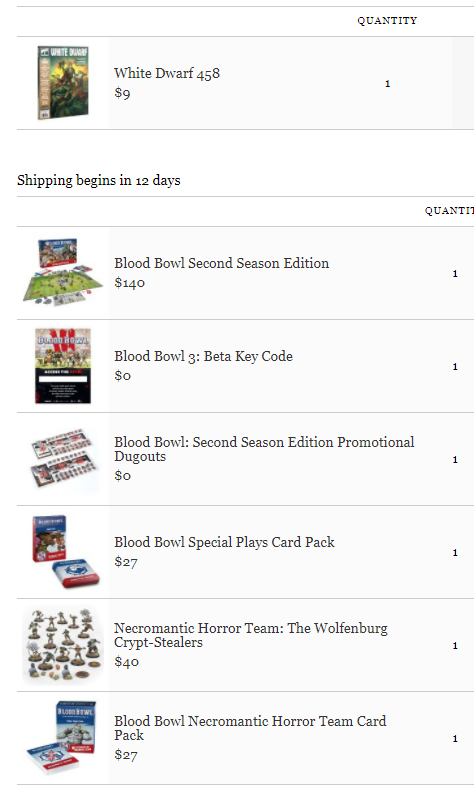Successful #BloodBowl preorder day for me!