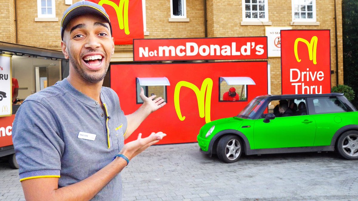 NikoOmilana's tweet photo. i opened a fake mcdonalds drive thru at my house

go watch it my friends- https://t.co/WRjivSjKbx https://t.co/SapBEeqGdu