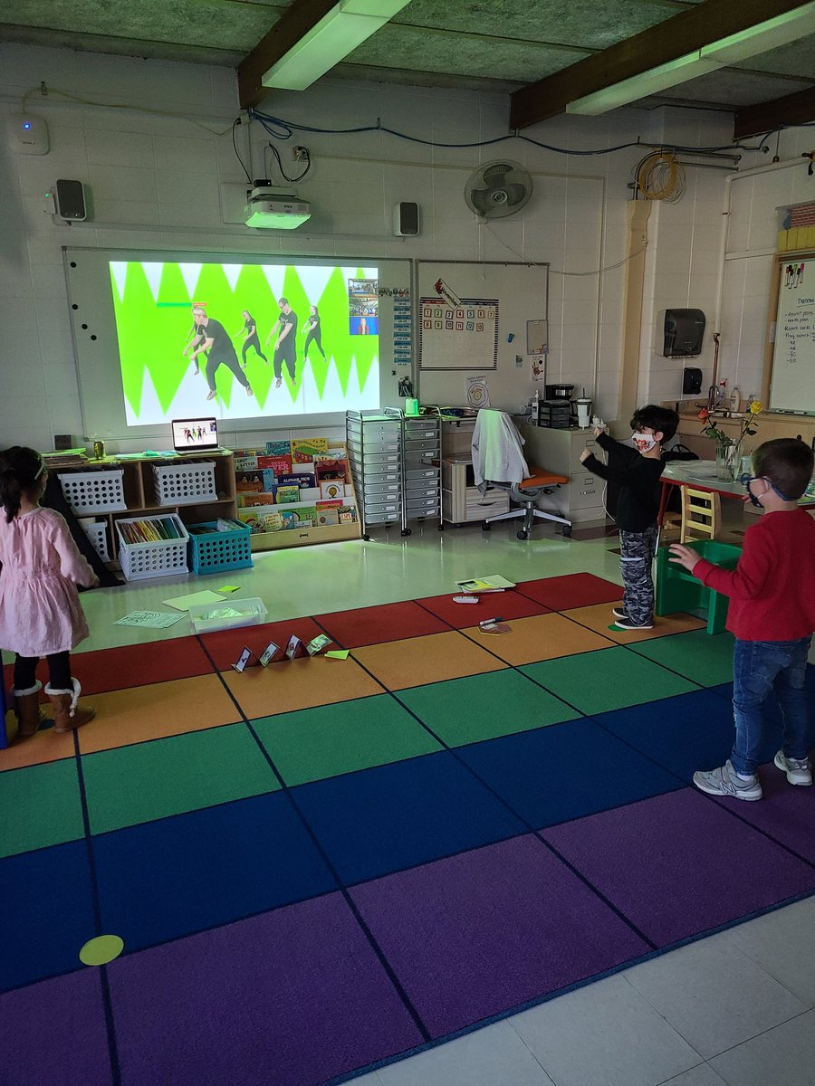 Friday fun- a little dance party with @Karmstrong109 class and Dr. Caitie over zoom! Keeping our classes connected from our own rooms has been such a joy. These kiddos are developing friendships across classrooms through Zoom playdates ❤❤

<a href="/EarlyLearn109/">DPS109 Early Learners</a> #engage109 <a href="/DPS109/">Deerfield Dist. 109</a>