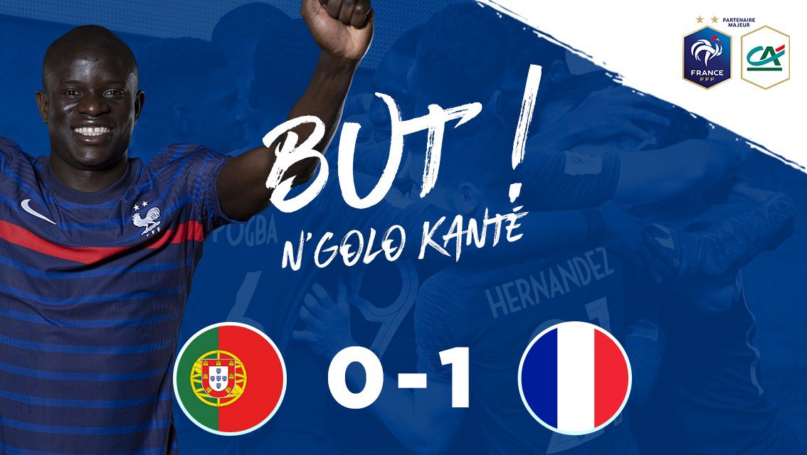 tousuncotefoot's tweet image. PORTUGAL 🇵🇹 0-1 🇫🇷 FRANCE

BUUUUUUUUUUUUUUT DE KANTÉ !!!

#PORFRA #CôtéFoot