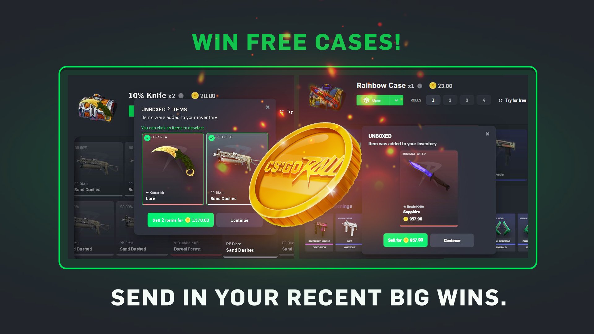 CSGORoll on X: Go and redeem your promo code now!