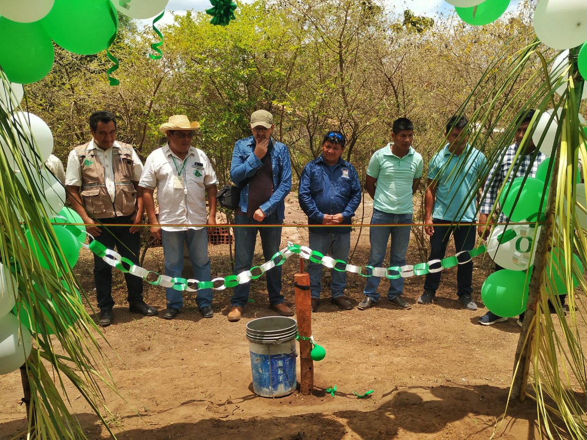 cejis_bolivia's tweet photo. Las autoridades de la #CICOL, de la comunidad La Asunta, del #CEJIS cortan la cinta que abre las llaves para la provisión de agua potable, a través del sistema que les abastecerá de manera constante de este elemento. 
#PueblosIndígenas #SantaCruz https://t.co/vklQ8tEj4G