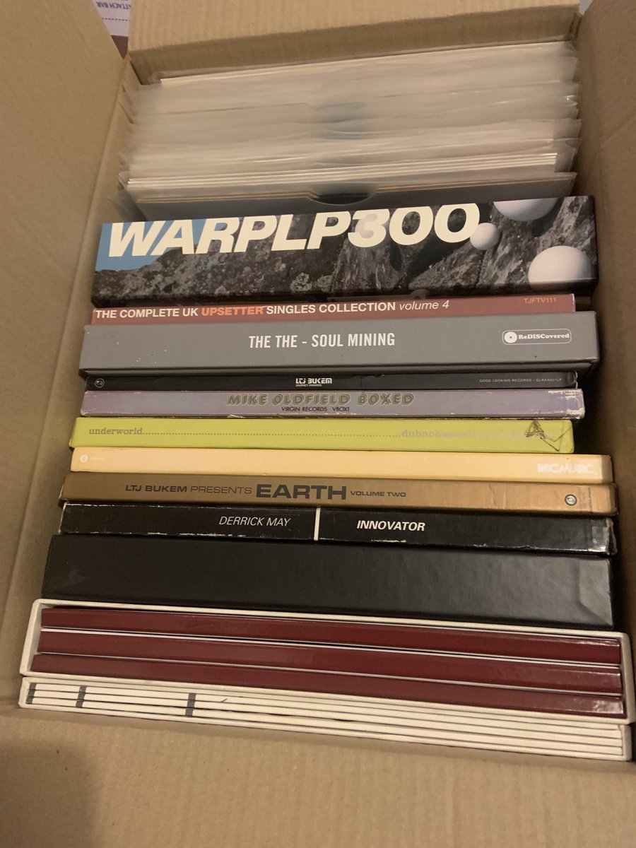 herbaceouscist's tweet photo. #nowpacking Box sets and flood damaged. See you sometime in December https://t.co/LENq3ZtxDk
