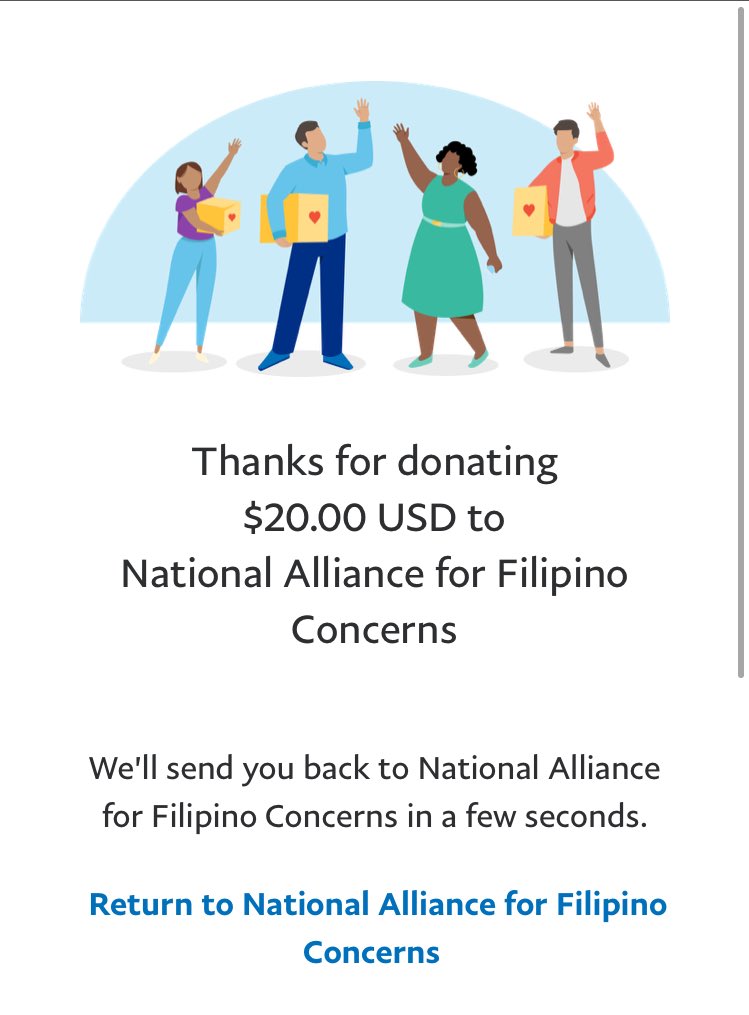 Donated $20 to  @NAFCON’s Bayanihan Response for those affected by  #RollyPH and  #UlyssesPH. Match me.