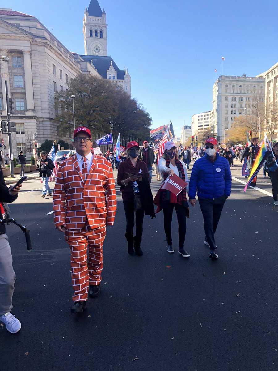 Crowd at pro-Trump DC rally is marching toward the Capitol right now as some linger at Freedom Plaza.