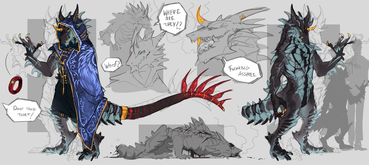Kobold/Dragonborn auction cuz I was having fun with character designs

https://t.co/Ru8nT7EMat 