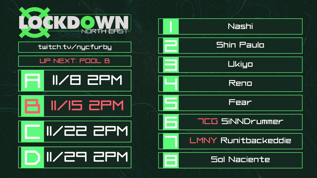 eastlondonFGC's tweet photo. The fighting game weekend continues with POOL B of #LLNE, the North American version of our #LockdownLeague - over on
@nycfurby's Twitch from 7PM GMT
Tomorrow you'll have the commentary stylings of the UK's @TheBaeBop & NA's own @PablitoVaz in a 1st time pairing!
Don't miss it! https://t.co/hn36uLAdSe