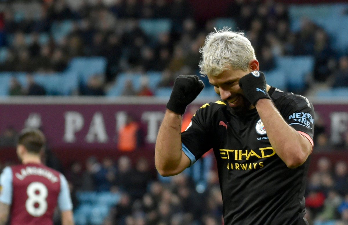 In the game vs Aston Villa last season that ended 6-0, Sergio Agüero scored a hat-trick which was his 12th of the competition, and it eclipsed Alan Shearer's record (11) to become the competition top hat-trick scorer. This while playing 176 games lesser than Shearer.