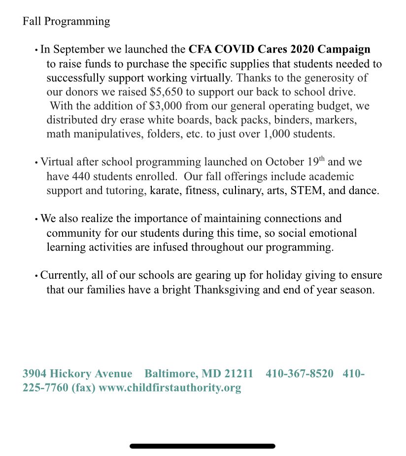 NyaBanksPR's tweet image. If you're curious about where your donation dollars are going, here is a write up from @CFAuthority executive director, Danista Hunt, of everything the organization has done since the start of Covid-19. #DontateToday #scomup #CFA2020