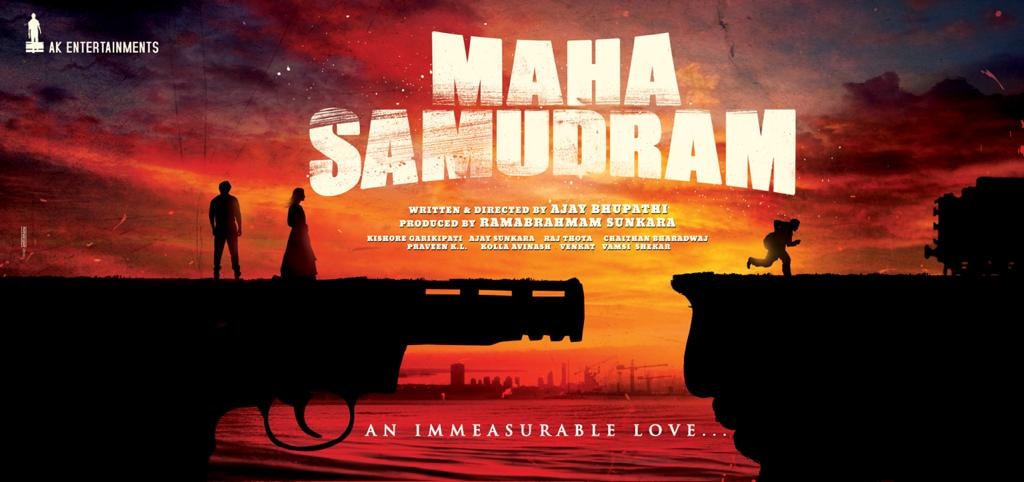 #MahaSamudram ,a film by #AjayBhupathi 
#Sharwanand #ActorSiddharth #aditiraohydari #AnuEmmanuel #AnilSunkara