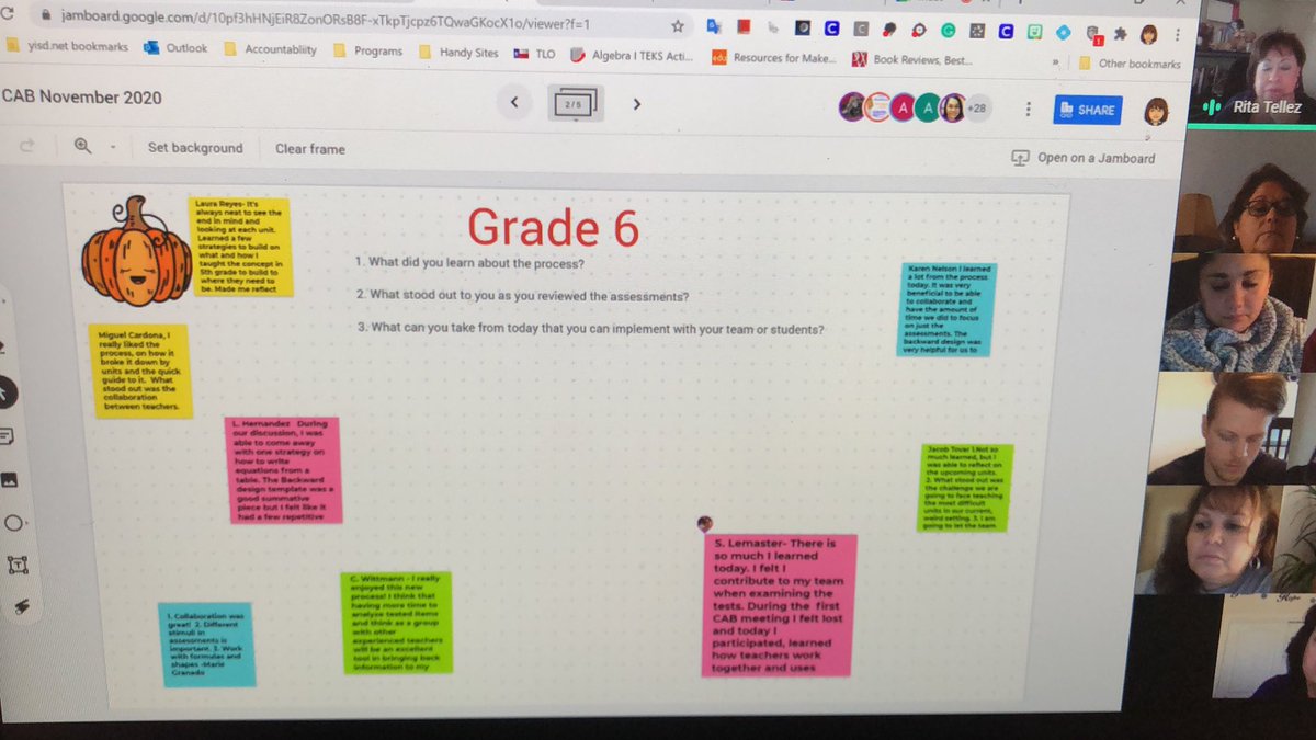 DGonzalezPHS's tweet photo. Thank you to Team Middle Math for a productive CAB session today. Great discussion and collaboration over backwards design and best practices @rita_tellez @BSanchez_DVMS @NaomiEsparza4 @catherinedoc12 @JMacias_CI #THEDistrict https://t.co/xFE3y9DsXL