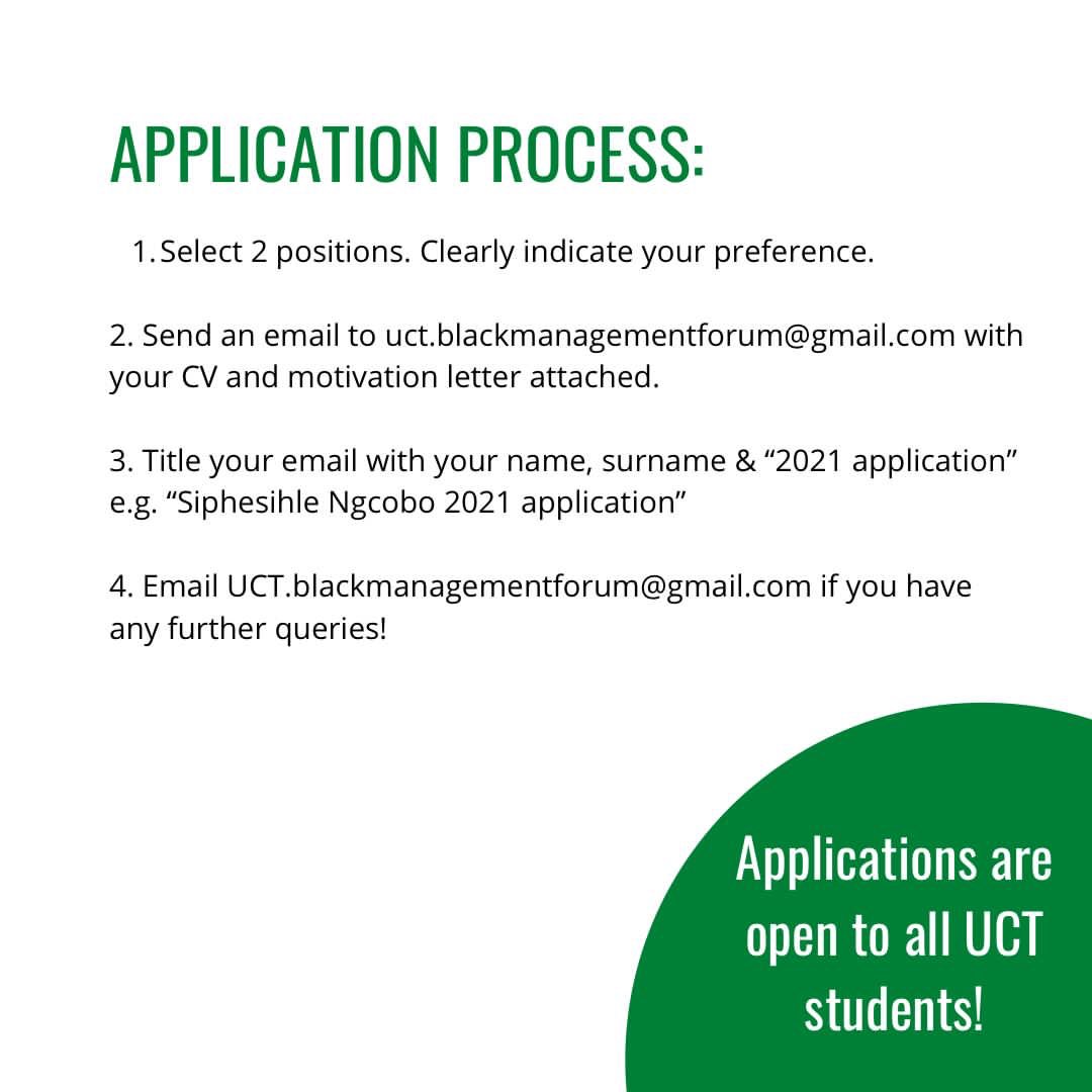 UCTBMFsc's tweet photo. WE ARE HIRING!✨ https://t.co/c30G6EdEW8