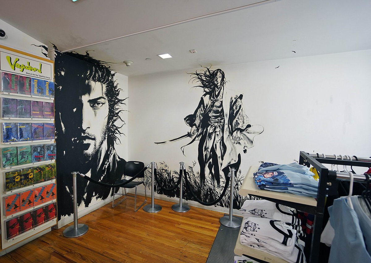 Dødelig modul lukke Boichi on Twitter: "OMG! Takehiko Inoue sensei's mural! OMG!!! #Vagabond  https://t.co/9c9qANeQqu" / Twitter