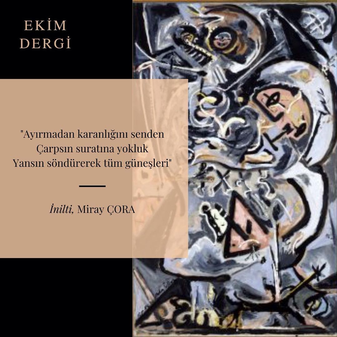 ekimfanzin's tweet photo. Şiirin ve dergimizin tamamına profilimizdeki linkten ulaşabilirsiniz.
Resim: Totem Lesson, Jackson Pollock
.
.
.
.
#ekim #ekimdergi #şiir #şair #sanat #kültürsanat #edebiyat #issuu #art #photography #çizim #resim #issuumagazine https://t.co/YOvpfTGImO