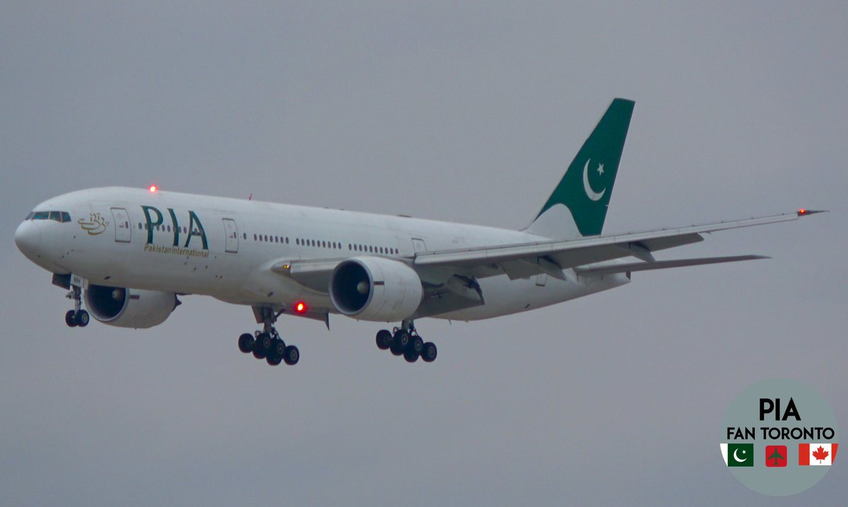 BiggestPia's tweet photo. PIA FLIGHT!
@Official_PIA First Visit Of The Boeing 777-200ER #apbmh At @TorontoPearson As Flight #PK783 Today. Beautiful Catch I Must Say.
———————————————-
#pia #pakistaninternationalairline #avgeek #piatoronto #torontopearson #pia777200er #firstvisit #pia777 https://t.co/UU0iWsOJlD
