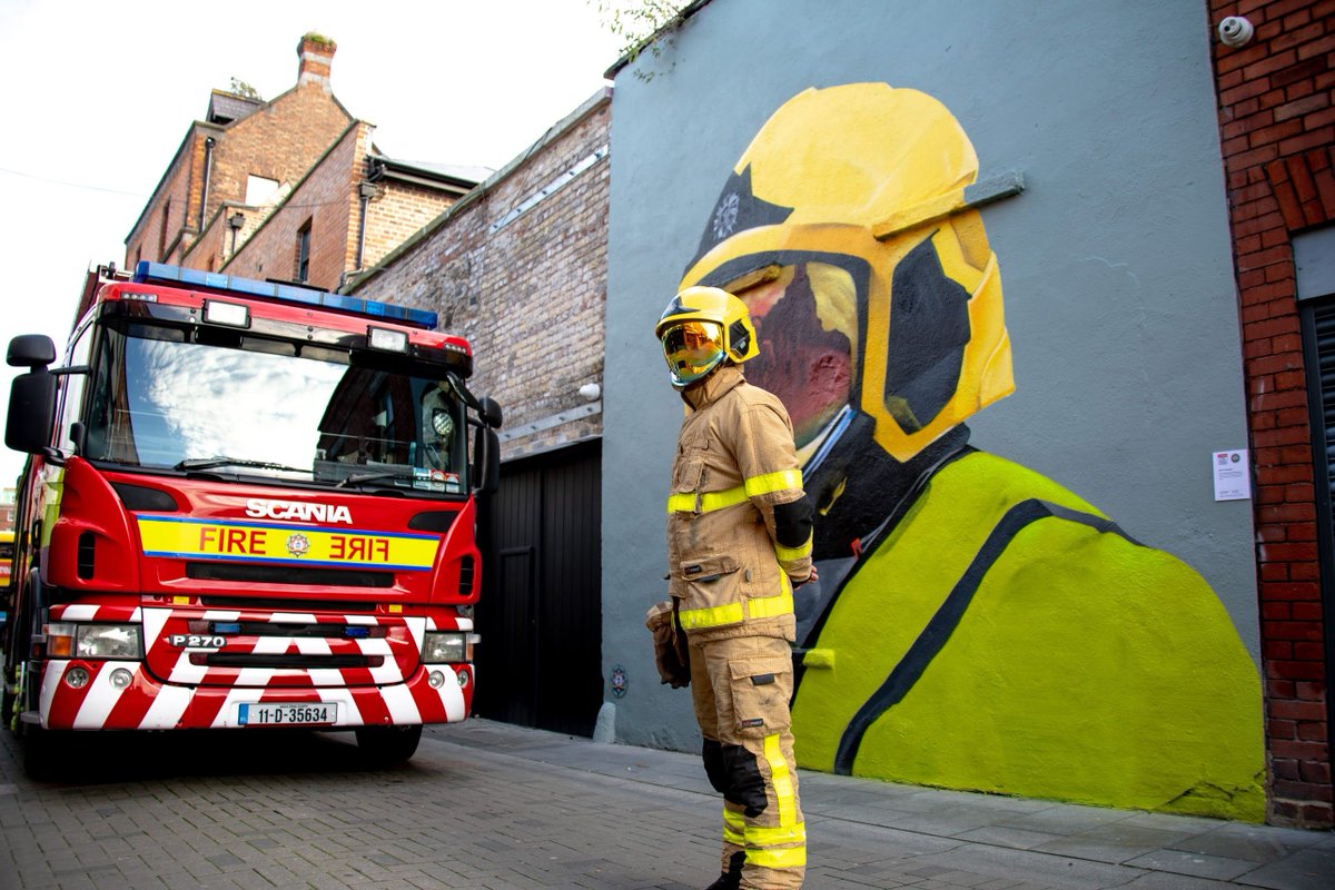 DubFireBrigade's tweet image. We are excited to collaborate with Irish art collective @SubsetDublin to help us communicate our community fire safety messages.

Have you seen our mural on Camden Row? We&apos;ll be using it to spread important advice in the coming weeks and months.

#Art #Dublin #subset