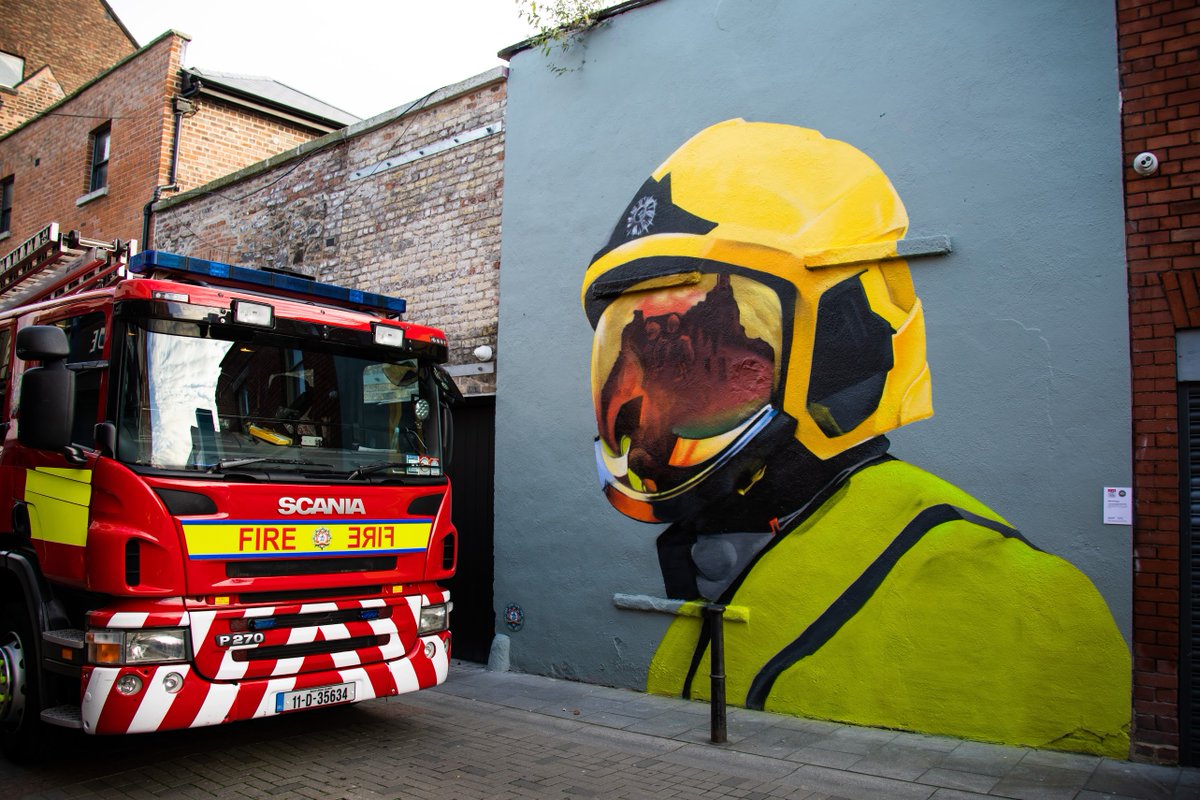 DubFireBrigade's tweet image. We are excited to collaborate with Irish art collective @SubsetDublin to help us communicate our community fire safety messages.

Have you seen our mural on Camden Row? We&apos;ll be using it to spread important advice in the coming weeks and months.

#Art #Dublin #subset